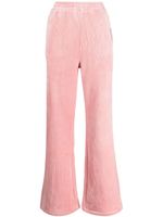 CHOCOOLATE pantalon en velours côtelé à coupe évasée - Rose