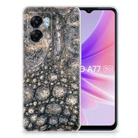 OPPO A77 | A57 5G TPU Hoesje Krokodillenprint - thumbnail