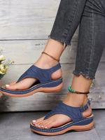 Plain Casual Slide Sandals - thumbnail