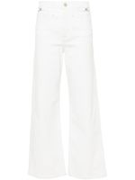 Maje high-rise straight-leg jeans - Blanc