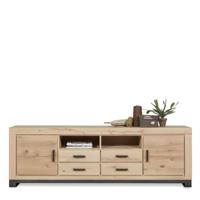 TV dressoir (210cm) Indiana - Nature White geborsteld