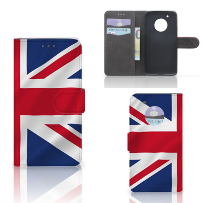 Motorola Moto G5 Plus Bookstyle Case Groot-Brittannië Motorola Moto G5 Plus Bookstyle Case Groot-Brittannië