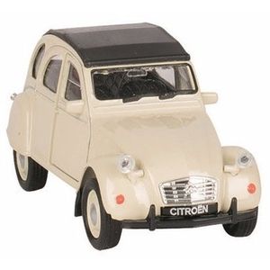 Speelgoed Citroen 2CV beige dicht 1:36