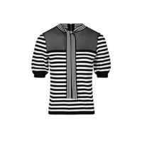 Morgan gestreepte top ecru