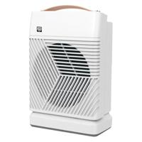 SHX Ventilatorkachel met thermostaat en zwenkfunctie, 2000 W, oscillerend, draagbaar met handgreep, kantel- en oververhittingsbeveiliging, wit