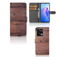 OPPO Reno8 Pro Book Style Case Old Wood - thumbnail