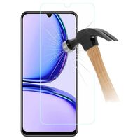 Realme C53 Screenprotector van gehard glas - 9H - Case Friendly - Doorzichtig