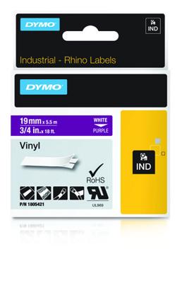 DYMO 1805421 labelprinter-tape Wit op paars