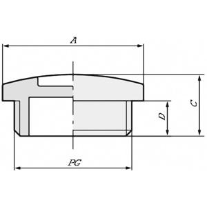 LAPP 54001630 SKINDICHT BL PG 13,5 +0-RING Blindstop Met O-ring PG13.5 Messing Natuur 100 stuk(s)