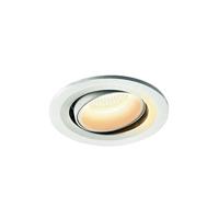 SLV Plafondinbouwlamp NUMINOS® MOVE S / LED-spot, schijnwerper, plafondspot, inbouwlamp, binnenverlichting, 2700 K, 8,6 W, 720 lm, wit, 20 graden