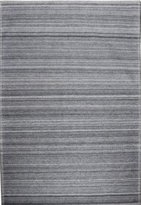 Wollen Vloerkleed Grijs Gestreept Iverness, 190x290 Wollen Vloerkleed Grijs Gestreept Iverness, 190x290