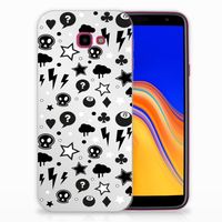 Silicone Back Case Samsung Galaxy J4 Plus (2018) Silver Punk - thumbnail