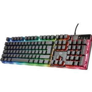 Trust GXT 835 Azor Qwerty US Gaming Toetsenbord - Zwart, RGB