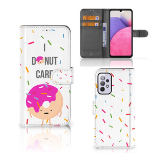 Samsung Galaxy A33 5G Book Cover Donut Roze