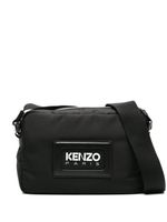 Kenzo sacoche à logo embossé - Noir - thumbnail