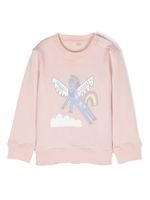 Stella McCartney Kids t-shirt à imprimé licorne - Rose