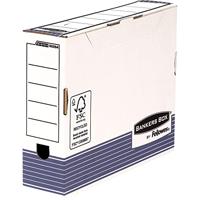 Bankers Box Systeem A4 80mm Wervelkolom Transfer Bestanden - Blauw (Pack van 10)