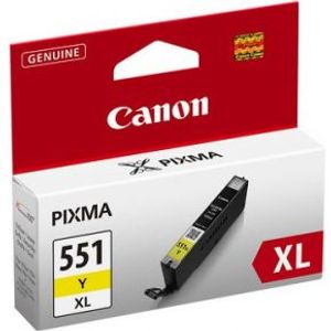 Canon CLI-551XL Y inktcartridge 1 stuk(s) Origineel Hoog (XL) rendement Geel