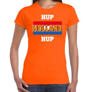 Oranje fan shirt / kleding Holland hup Holland hup EK/ WK voor dames 2XL  -