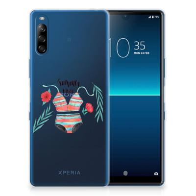 Sony Xperia L4 Telefoonhoesje met Naam Boho Summer Sony Xperia L4 Telefoonhoesje met Naam Boho Summer