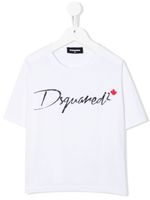 DSQUARED2 KIDS t-shirt à logo imprimé - Blanc