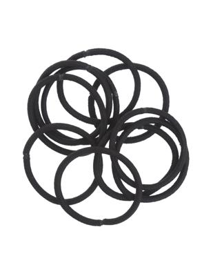 HEMA 10-pak Elastiekjes (zwart)