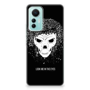 Silicone Back Case Xiaomi 12 Lite Skull Hair