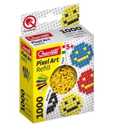 Quercetti Pixel Art aanvuldoos geel diameter 4 mm 1000 delig