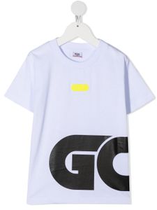 Gcds Kids t-shirt à logo imprimé - Blanc