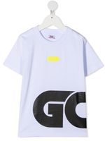 Gcds Kids t-shirt à logo imprimé - Blanc - thumbnail