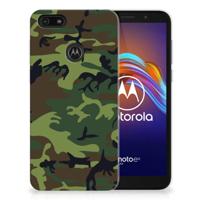 Motorola Moto E6 Play TPU bumper Army Dark
