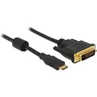 DeLock Kabel Mini HDMI C Mannelijk > DVI 24+1 Mannelijk 2 m