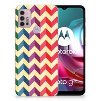 Motorola Moto G30 | G10 TPU bumper Zigzag Multi Color - thumbnail