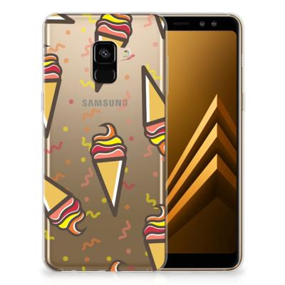 Samsung Galaxy A8 Plus (2018) Siliconen Case Icecream