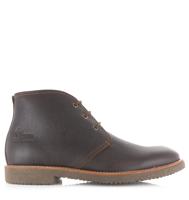 PANAMA JACK Panama Jack - Gael C9 Nappa Grass Castag Bruin Leer Casual veterschoenen Heren