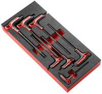 Facom MODULE T-INBUSSLEUTELS MET BOLKOP - MODM.84TZSA - MODM.84TZSA