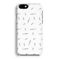 Hipster stripes: Volledig Geprint iPhone 7 Plus Hoesje - thumbnail