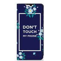 Samsung Galaxy A33 5G Design Case Flowers Blue DTMP - thumbnail