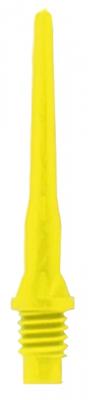 Bull's Tufflex softtips dartpunten (2BA) 6 mm 100 stuks geel Bull's Tufflex softtips dartpunten (2BA) 6 mm 100 stuks geel
