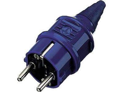 MENNEKES 10838 Stekker met randaarde Kunststof 230 V Blauw IP44