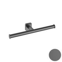 Hotbath Dubbele Toiletrolhouder Gal Geborsteld Gunmetal PVD - thumbnail