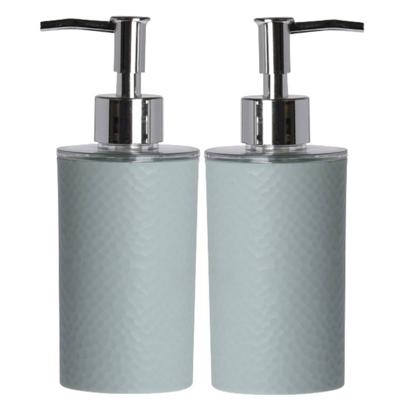 2x Plastic Badkamer Zeeppompje 18 Cm - Zeeppompjes 2x Plastic Badkamer Zeeppompje 18 Cm - Zeeppompjes