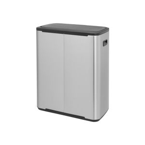 Brabantia Bo Touch Bin 60 l Rechthoekig Metaal Roestvrijstaal