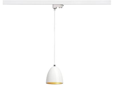 SLV 230V-railsysteem lamp GU10 Wit (glanzend) SLV 230V-railsysteem lamp GU10 Wit (glanzend)
