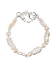 Hatton Labs bracelet à perles Baroque Mix - Blanc