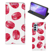 OPPO Find X3 Lite Flip Style Cover Pink Macarons - thumbnail