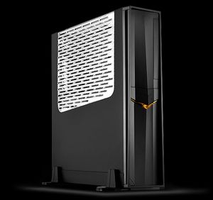 Silverstone RVZ02 Small Form Factor (SFF) Zwart, Zilver computerbehuizing