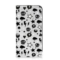 Mobiel BookCase iPhone 15 Pro Silver Punk