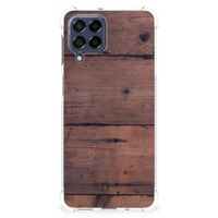 Samsung Galaxy M53 Stevig Telefoonhoesje Old Wood - thumbnail