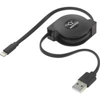 Renkforce USB-kabel USB 2.0 USB-A stekker, Apple Lightning stekker 0,80 m zwart RF-4352330